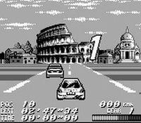 une photo d'Ã©cran de V-Rally Championship Edition sur Nintendo Game Boy